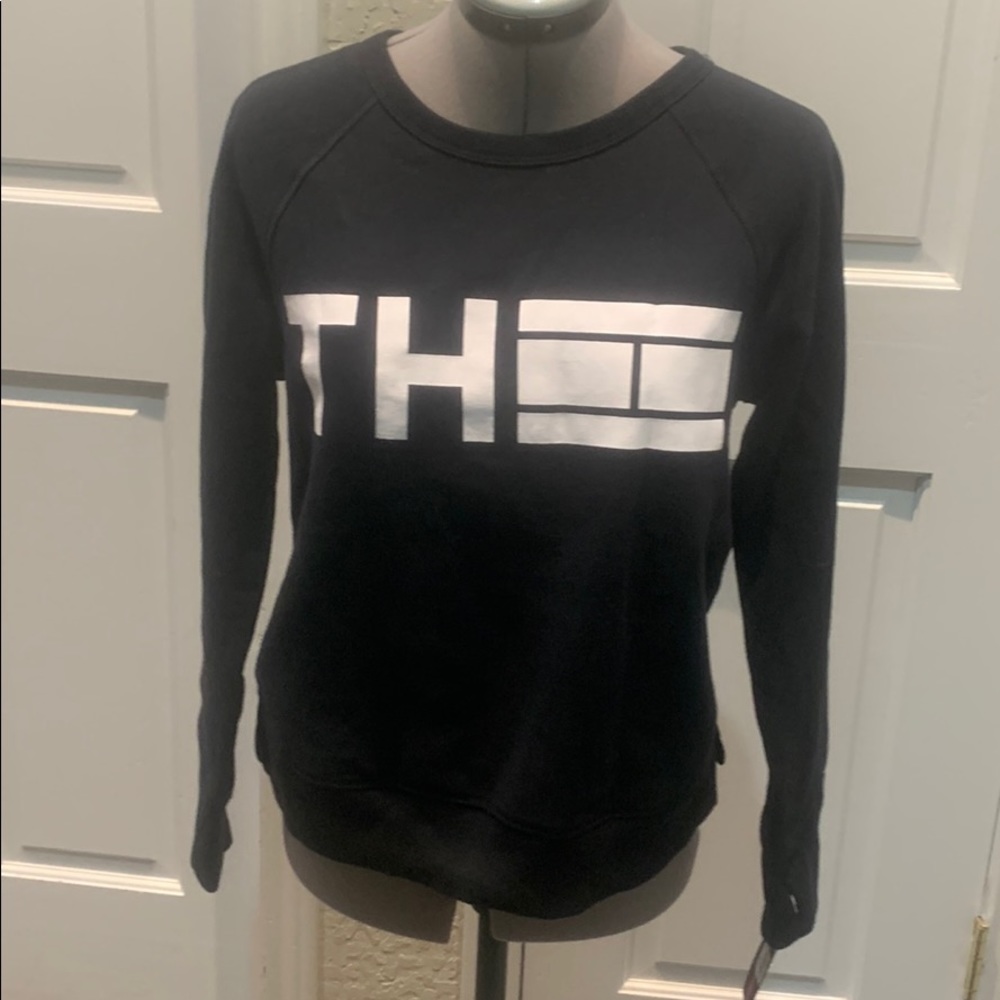Tommy Hilfiger Sport Black Sweatshirt -Sz M
